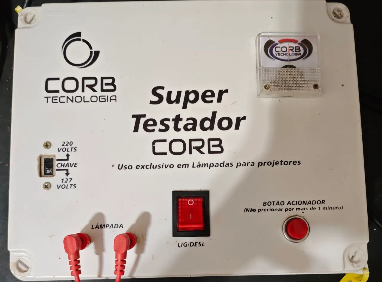 Testador de Lâmpada para Projetores