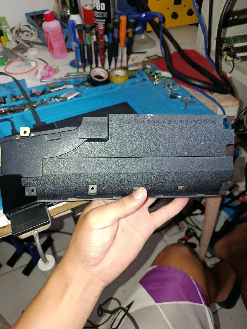 Fonte de ps3 super slim funcionando e com garantia 