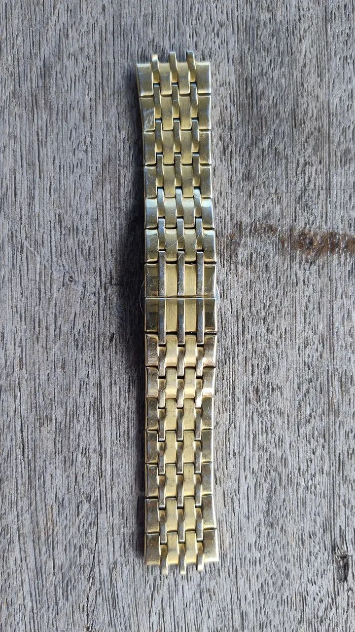 Pulseira de Relógio banhada a ouro - Foto 2