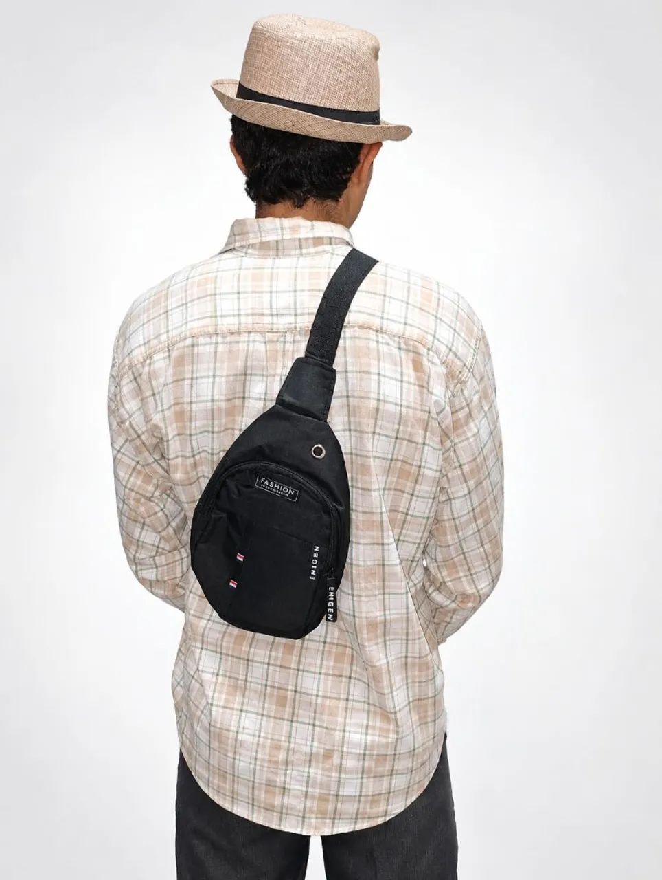 Pochete masculina estilo mochila  - Foto 2