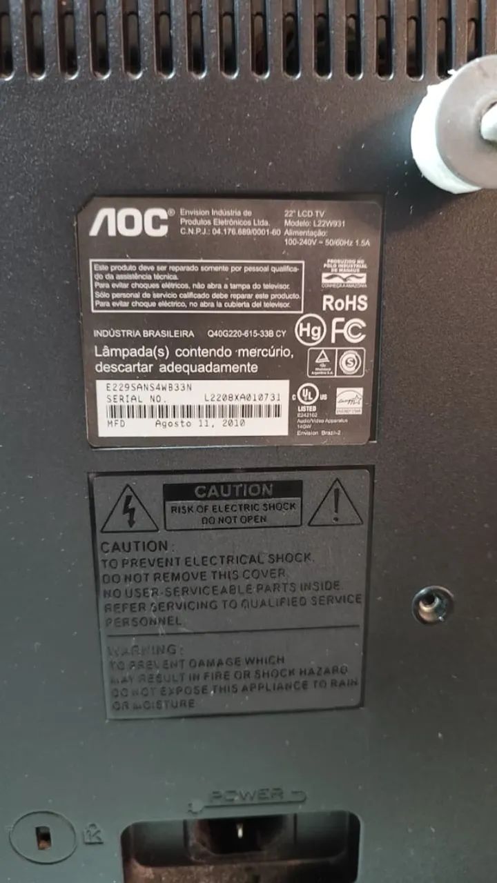Monitor/TV AOC L22W931 22" - Foto 3