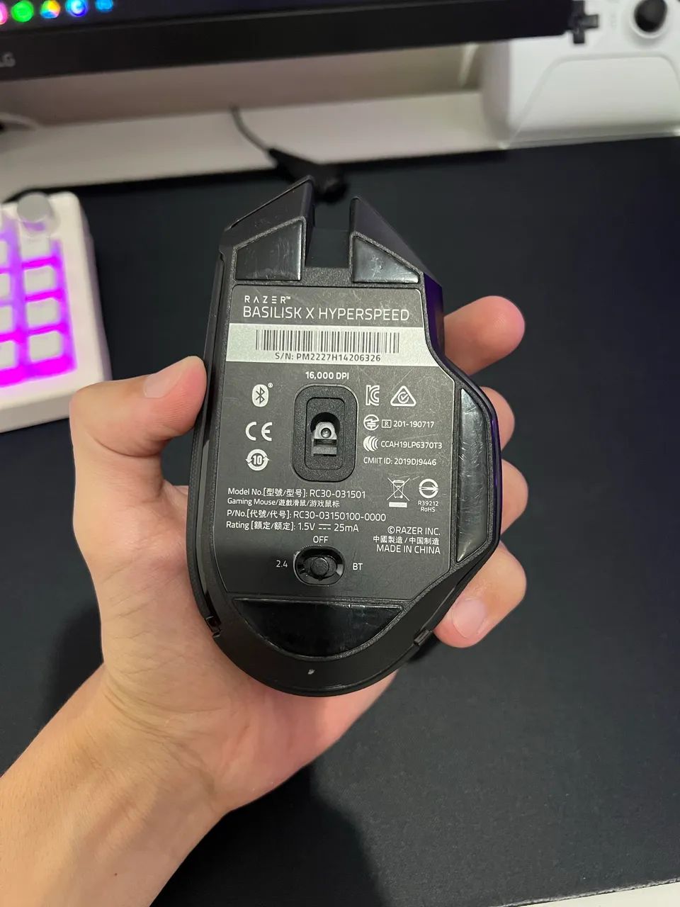 Mouse Razer Basilisk X Hyperspeed - Foto 3