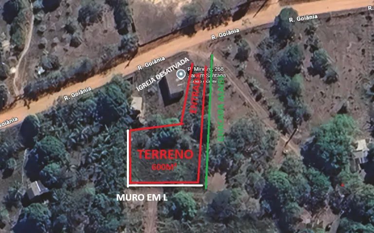 Terreno de 600m²