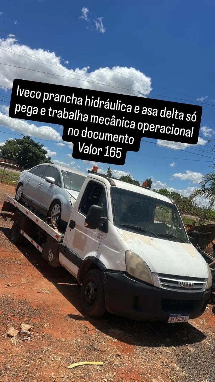 Iveco guincho e asa delta 
