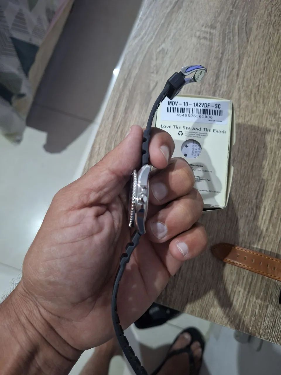 Relógio Casio Duro MDV 10 38mm Pepsi  - Foto 4