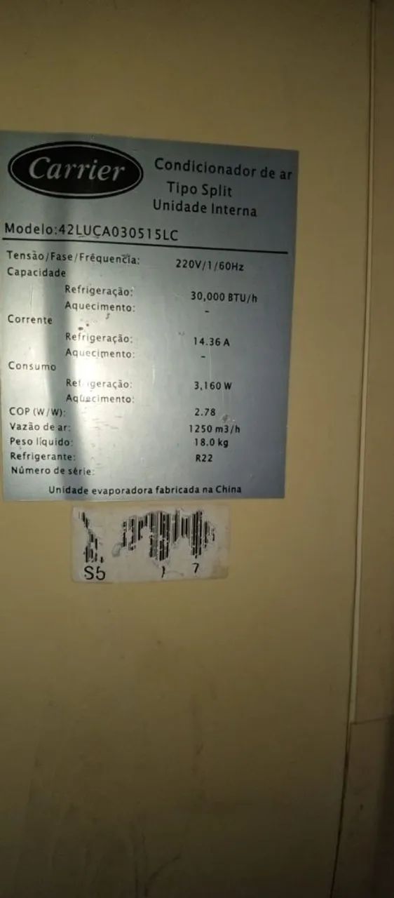 Ar condicionado 30mil BTUs. - Foto 3
