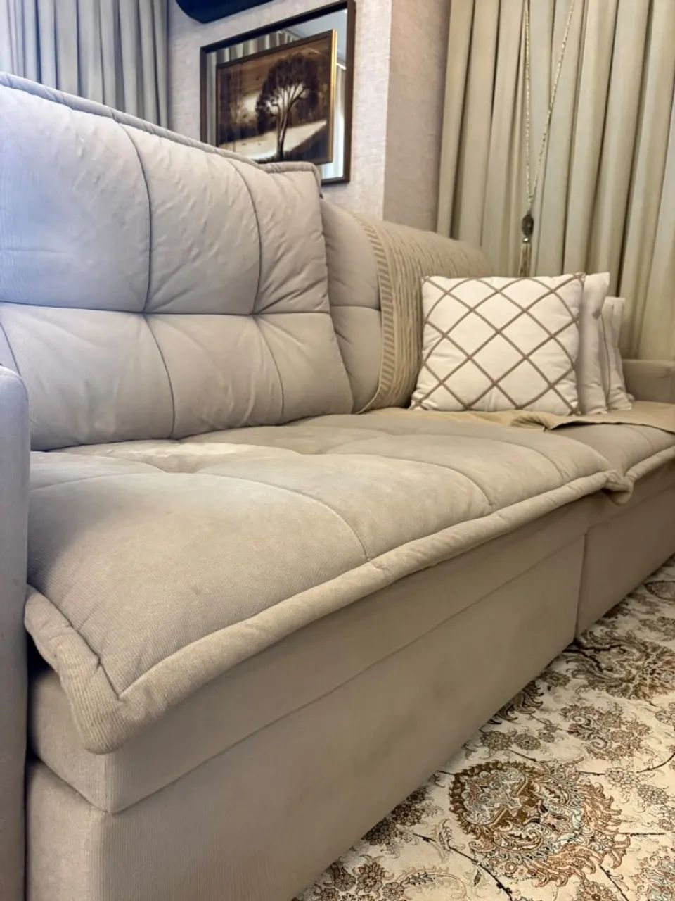 OPORTUNIDADE! Cama + Sofá + Aparador por R$ 1.850 - Foto 2