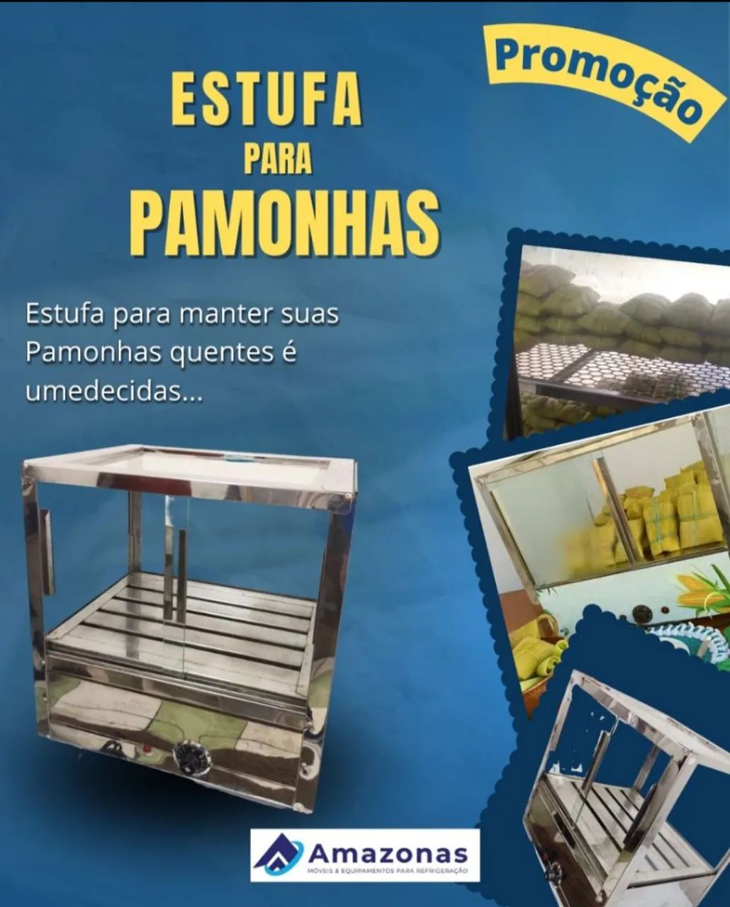 Pamonheira Vapor 100 Pamonhas ? Inox 