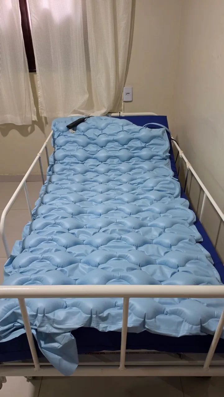 ? CAMA HOSPITALAR + COLCHÃO PNEUMÁTICO  - Foto 2