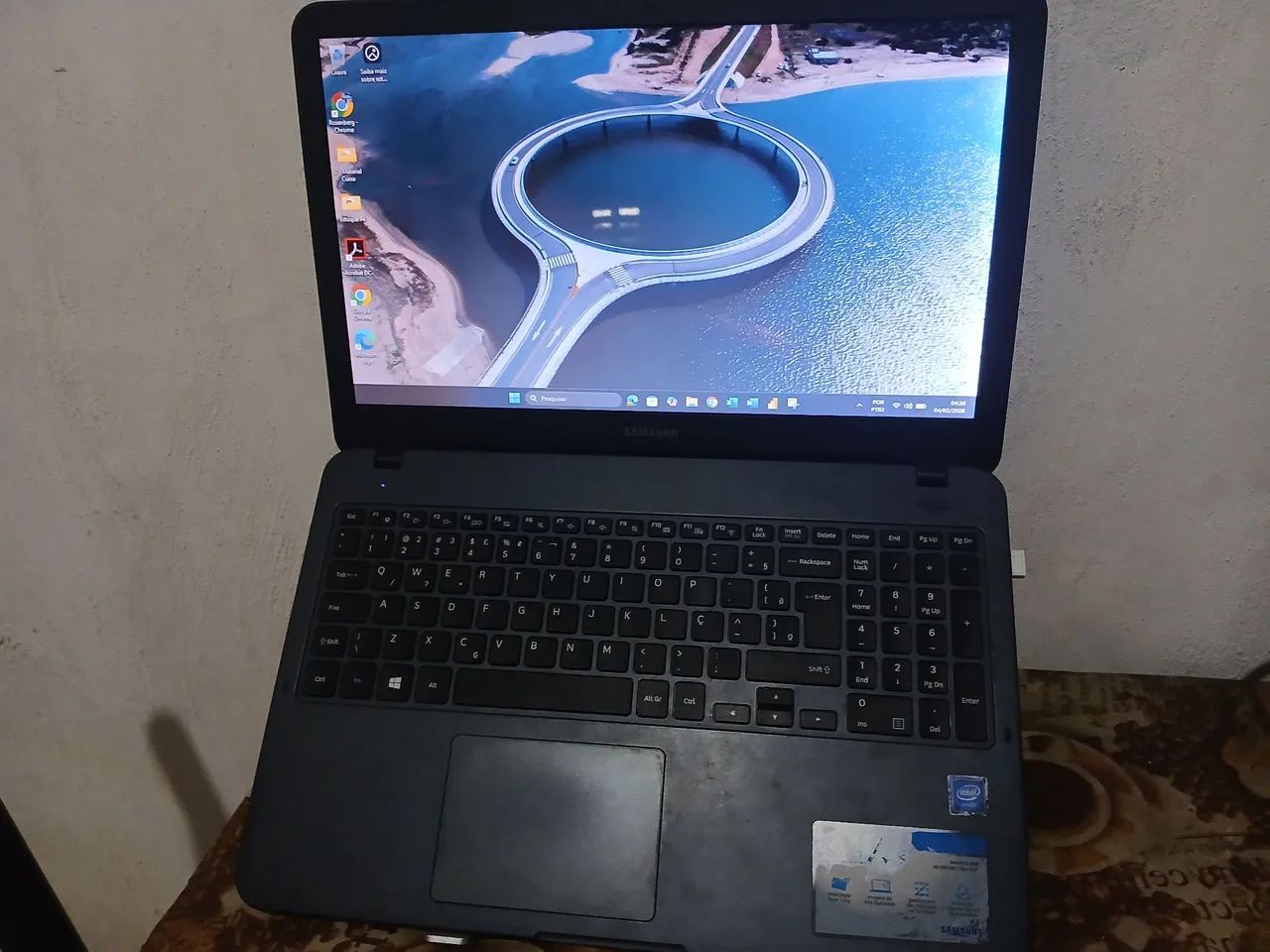 Notebook Samsung com defeito 