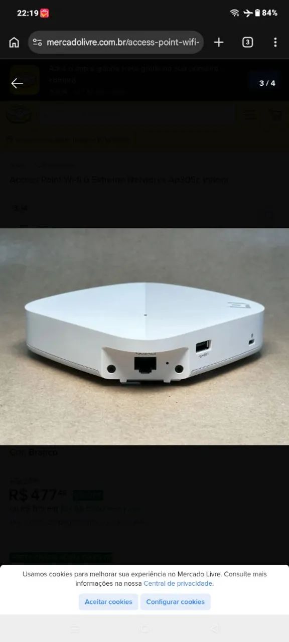 Access Point Wi-fi 6 Extreme Networks Ap305c Indoor