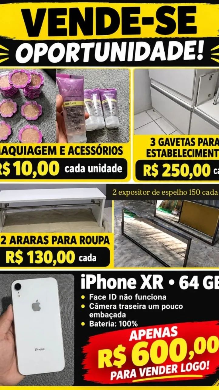 Móveis exposito pra loja e celular 