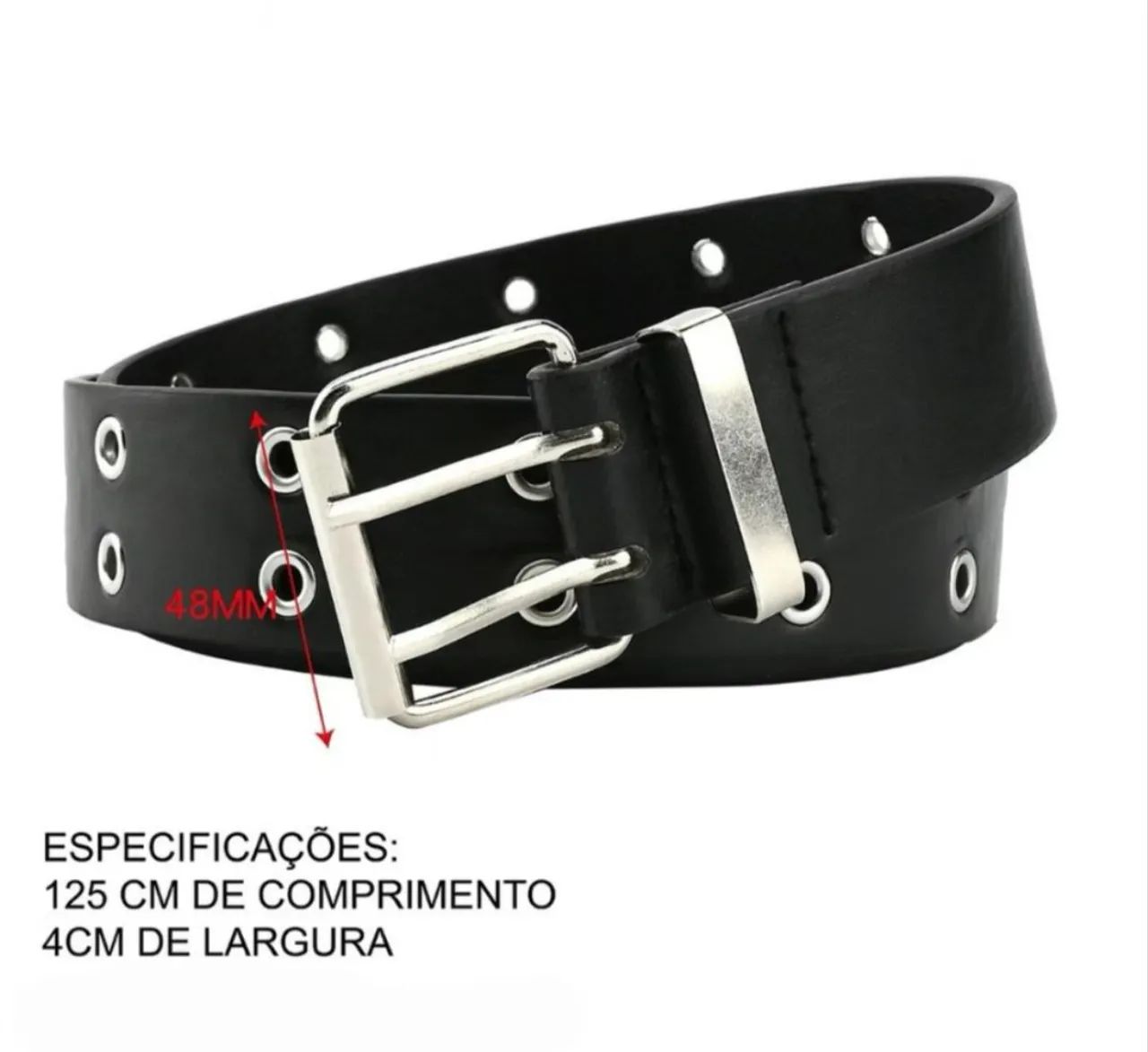 Cinto feminino punk rock - Foto 3