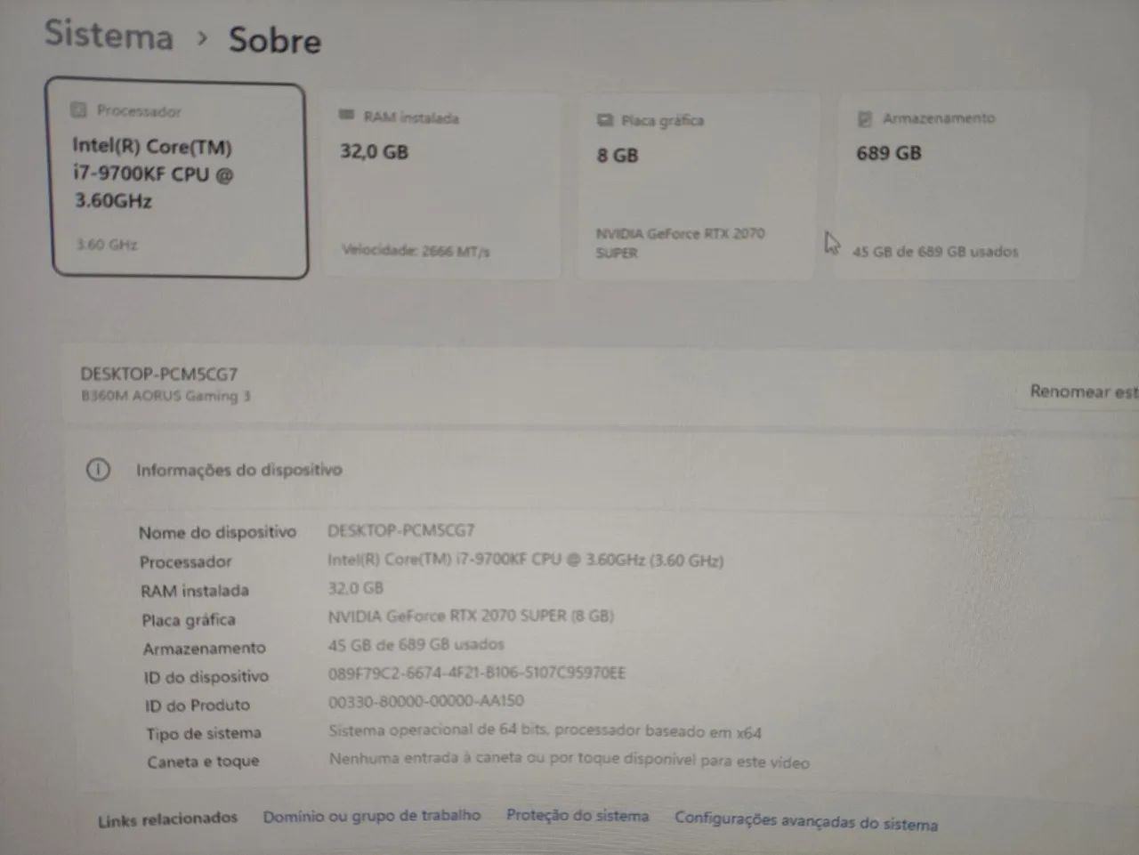 PC Gamer i7 + RTX 2070 SUPER | 32GB RAM  - Foto 5