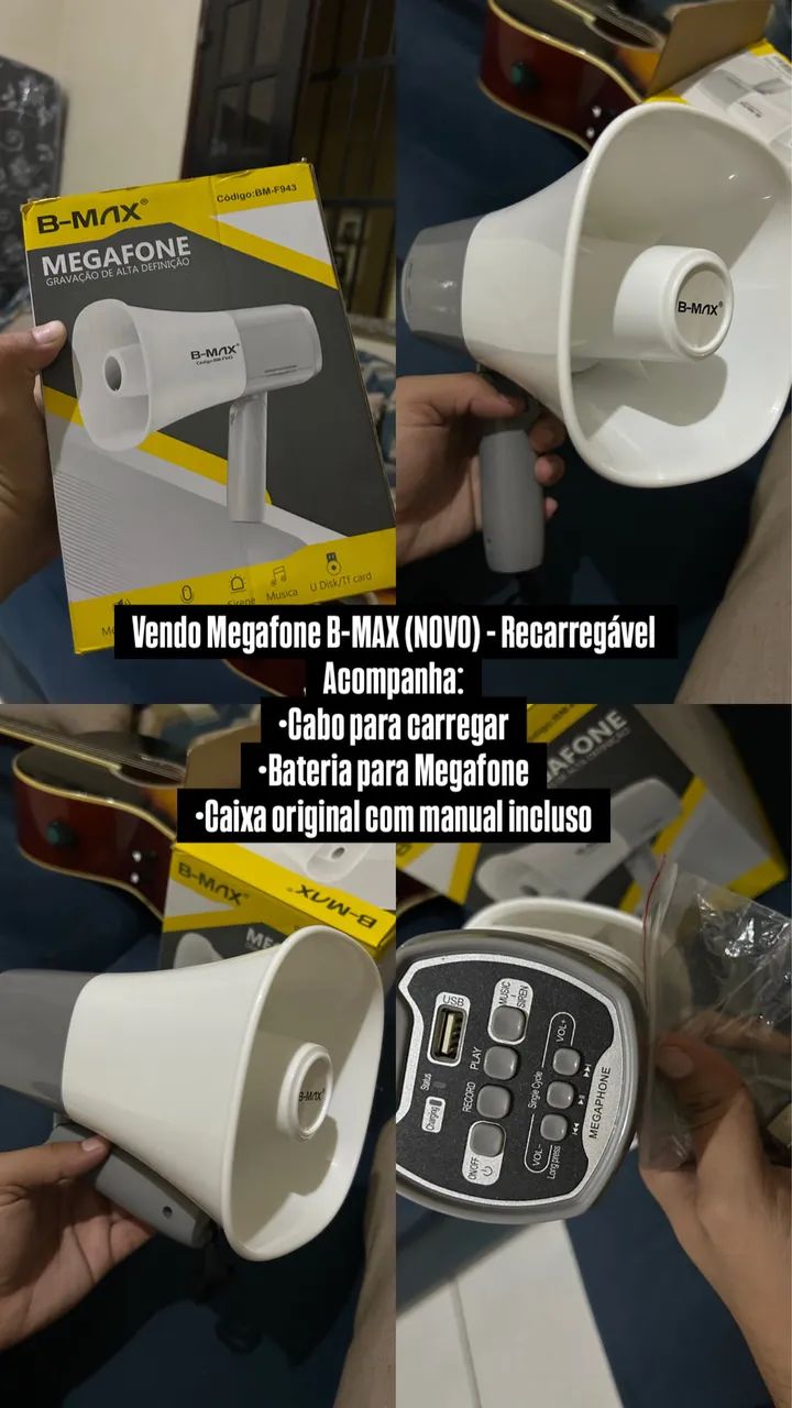 Megafone Recarregável B-MAX - Foto 5
