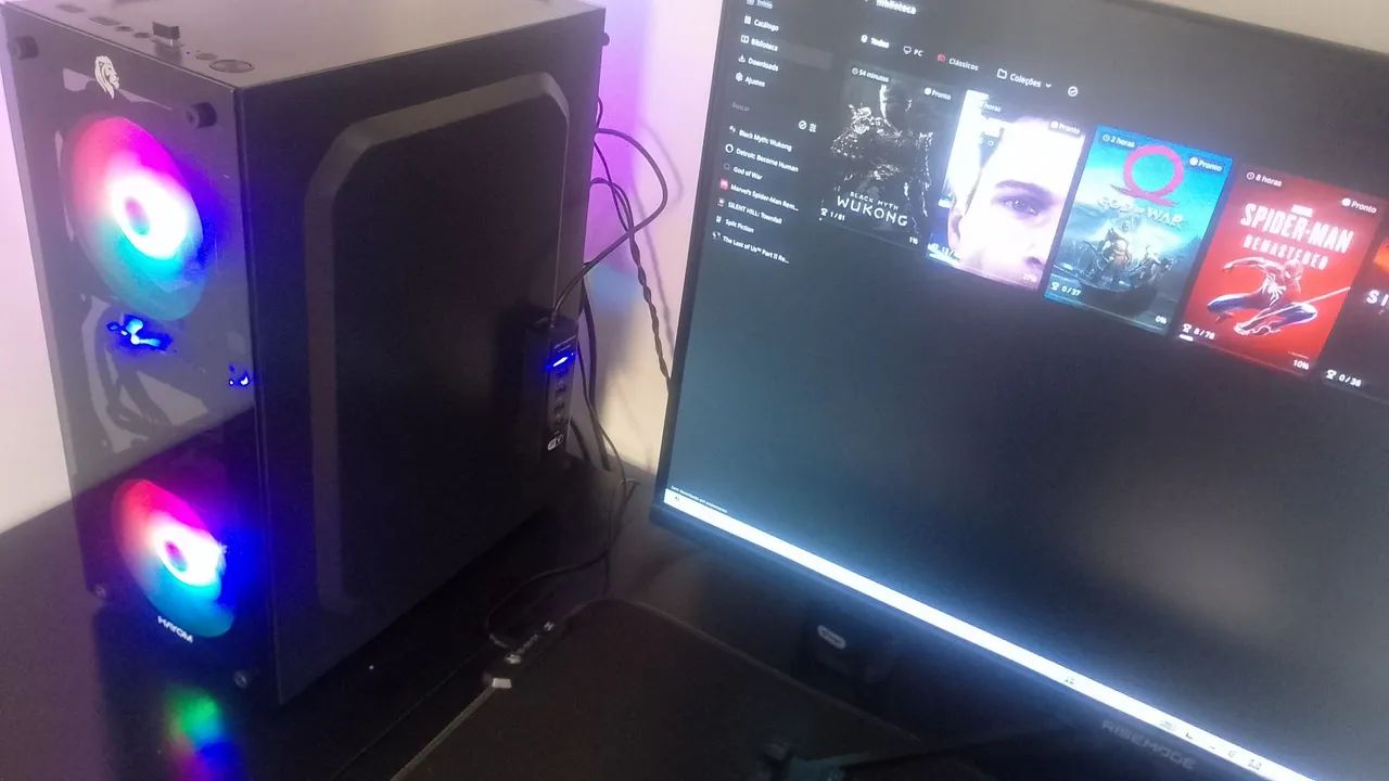 Pc gamer completo, não perca o tempo tentando dar golpe por favor ? - Foto 2