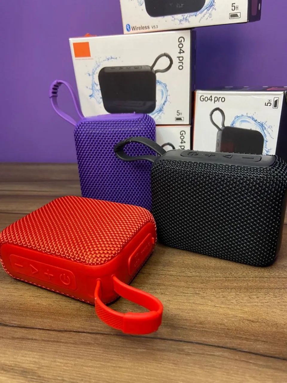 Caixa de Som Bluetooth GO4 Pro Portátil - Foto 4