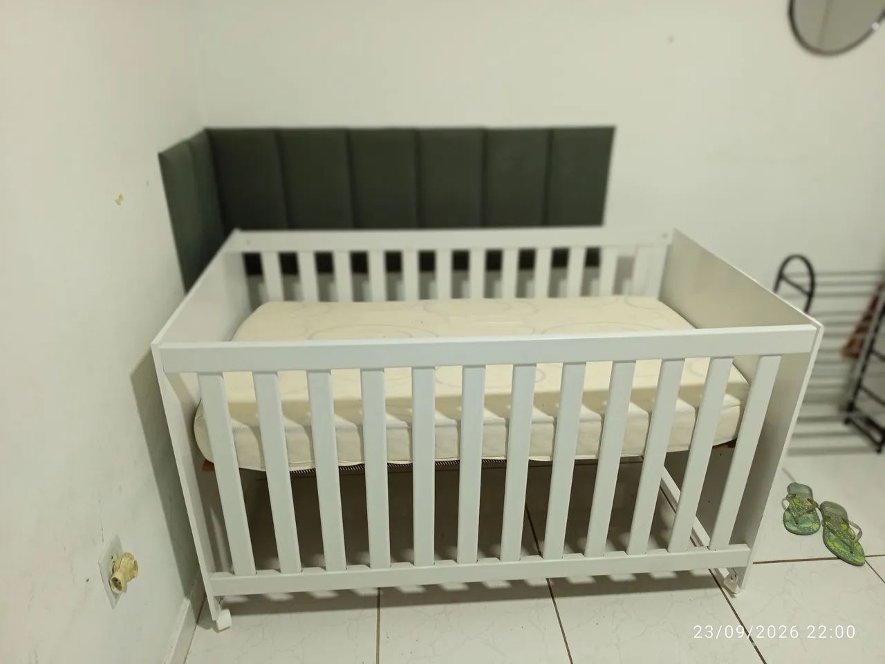 Berço de madeira que vira cama  - Foto 5