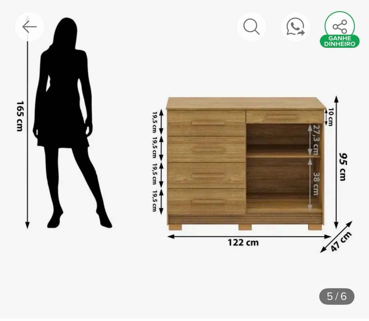 Cômoda sapateira  - Foto 2
