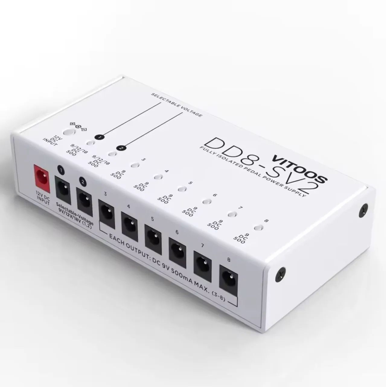Fonte p/ Pedais  Vitoos DD8-SV2 totalmente Isolada !