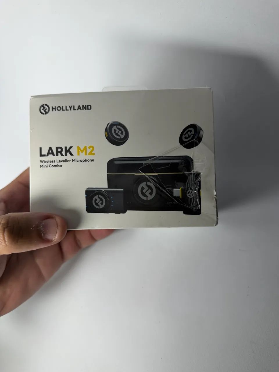 Microfone lapela LARK M2 mini combo USBC 