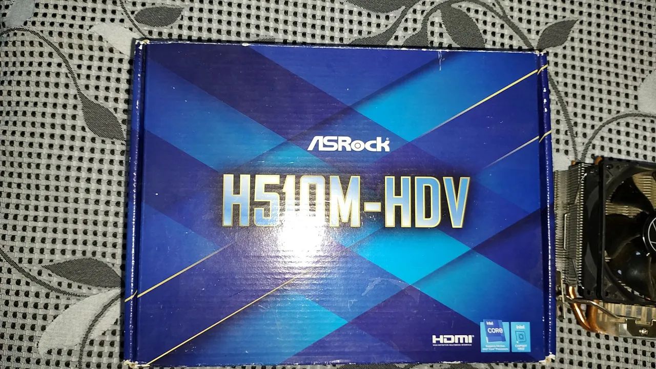 Processador 10100f intel + placa mãe asrock h510 - Foto 4