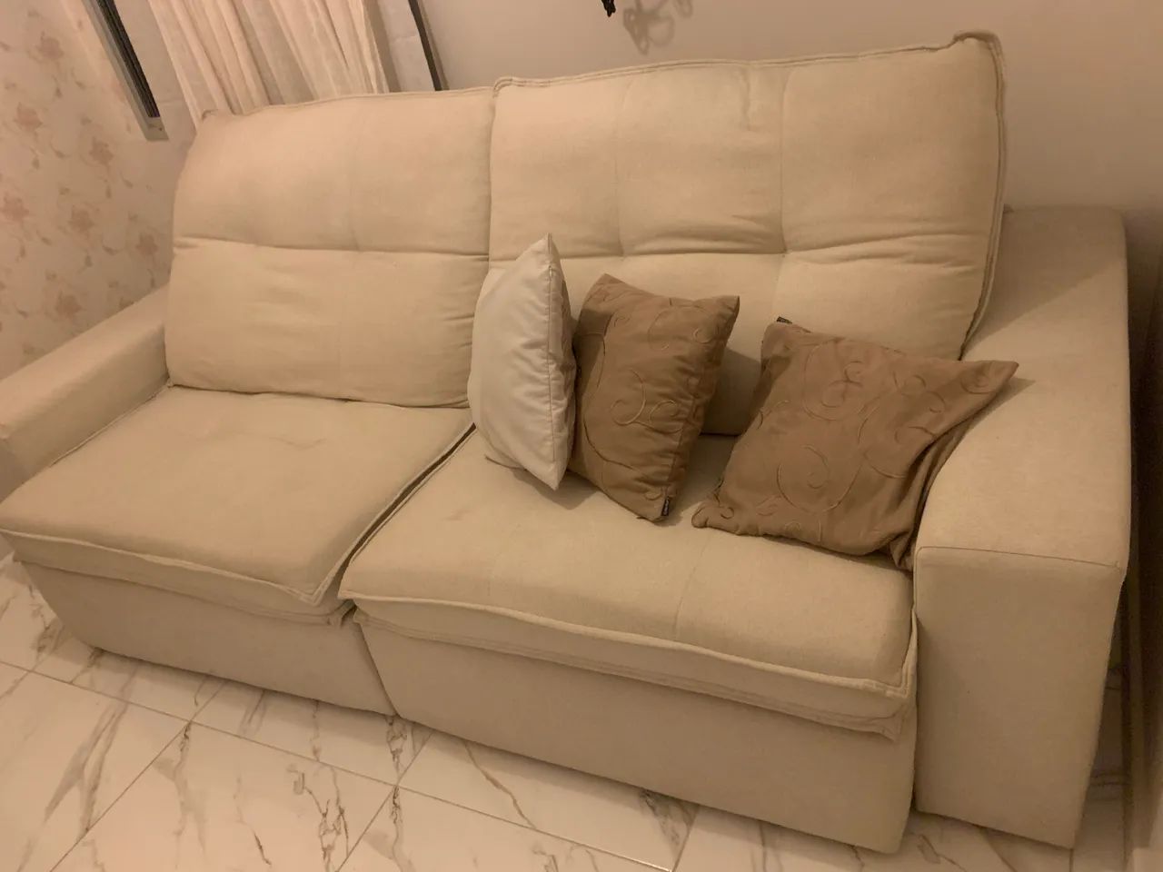 Sofá em linho , tetratil, 250x170 