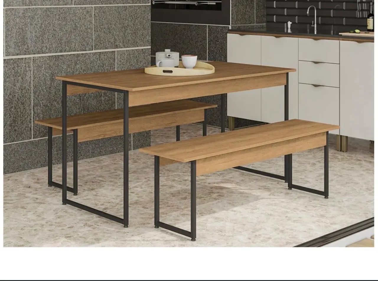 Mesa com dois bancos - Foto 5