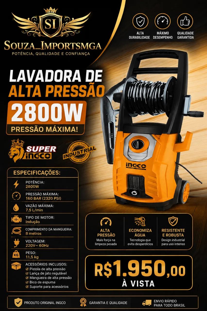 Lavadora de pressão 
