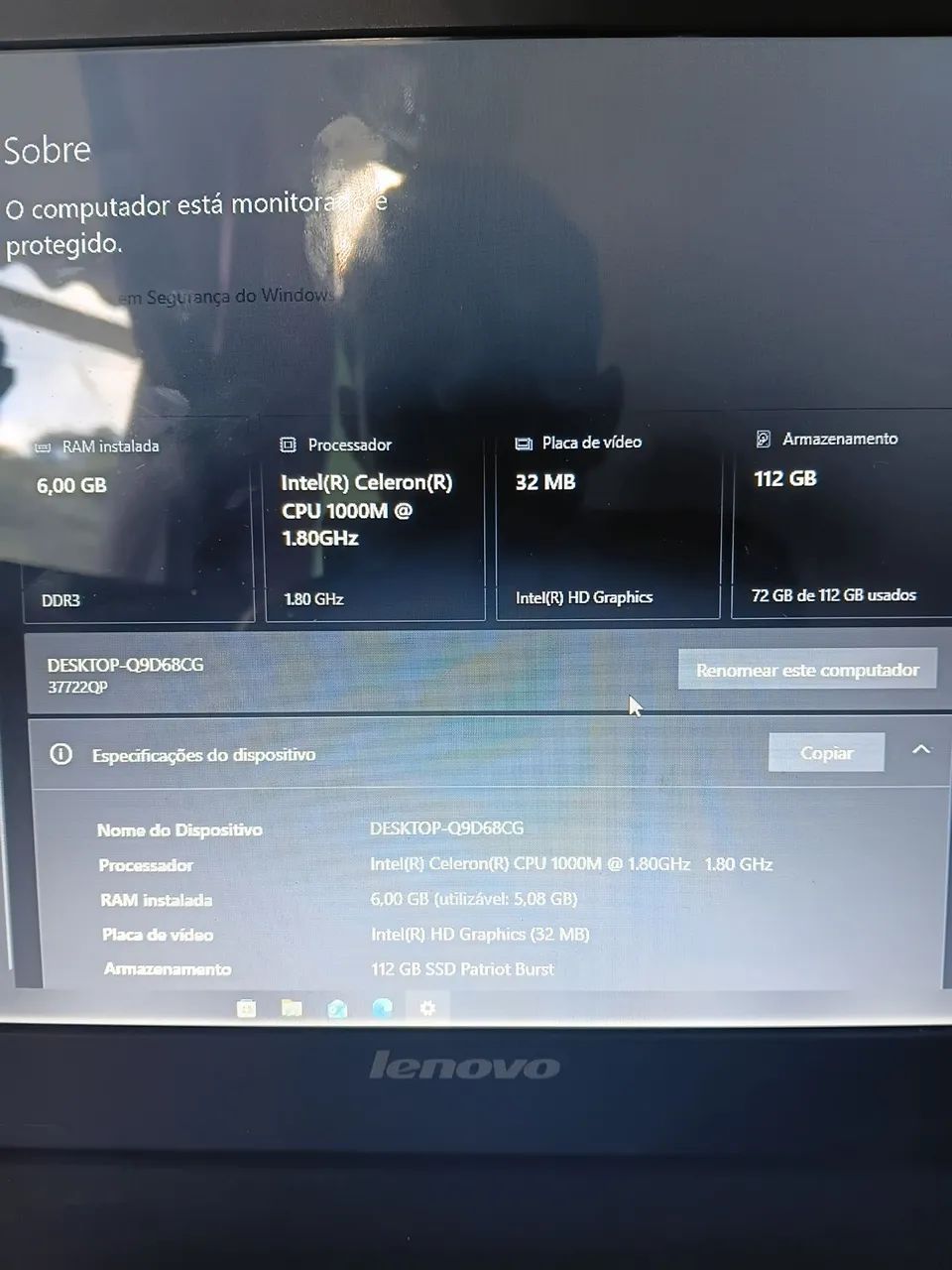 Notebook lenovo b490, perfeito estado de conservação  - Foto 2