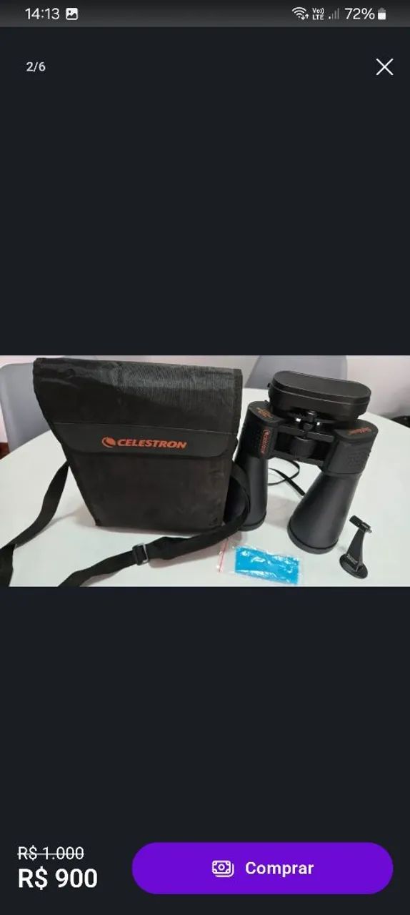 Binóculo Celestron skymaster 20x80 - Foto 5