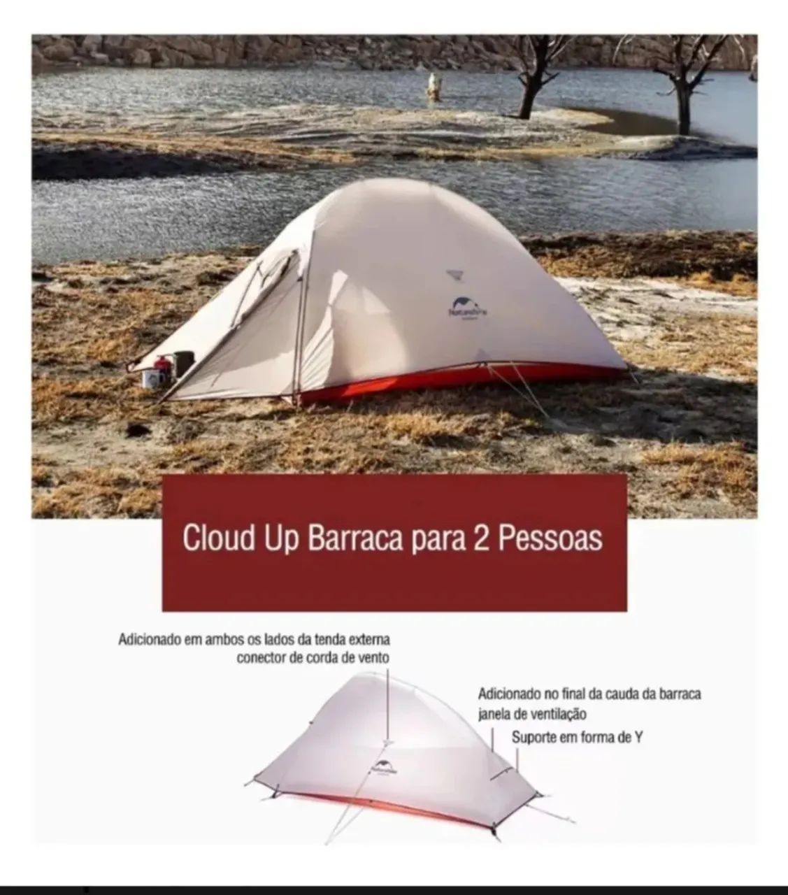 Barraca Naturehike Cloud Up 2x 20d - Foto 5