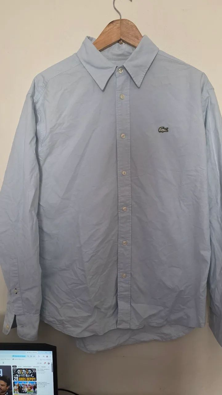 Camisa social Lacoste original - Tam M  - Foto 3