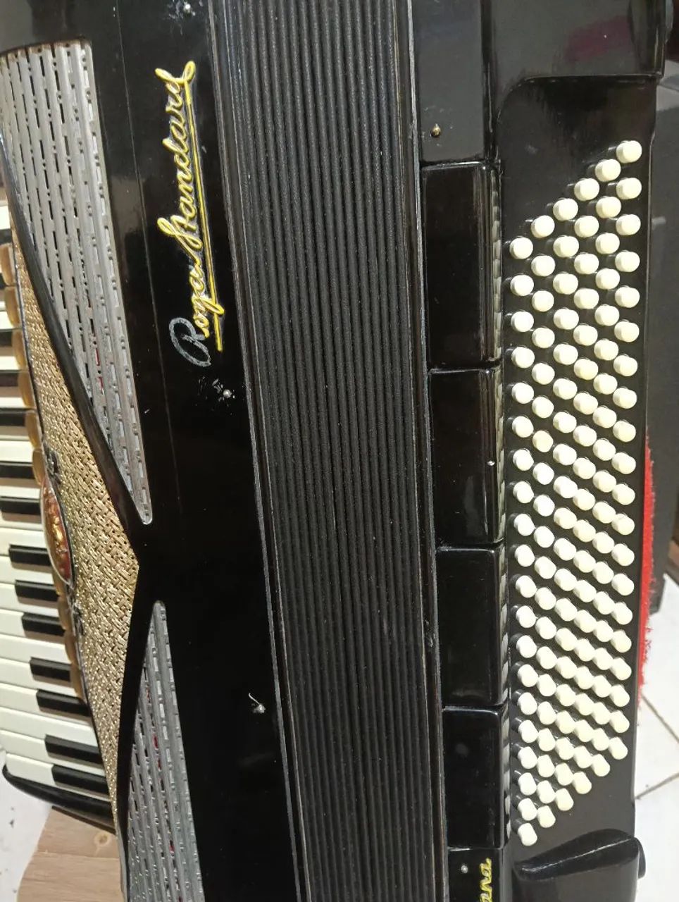 Acordeon alemã 4/5 voz oitavada - Foto 2