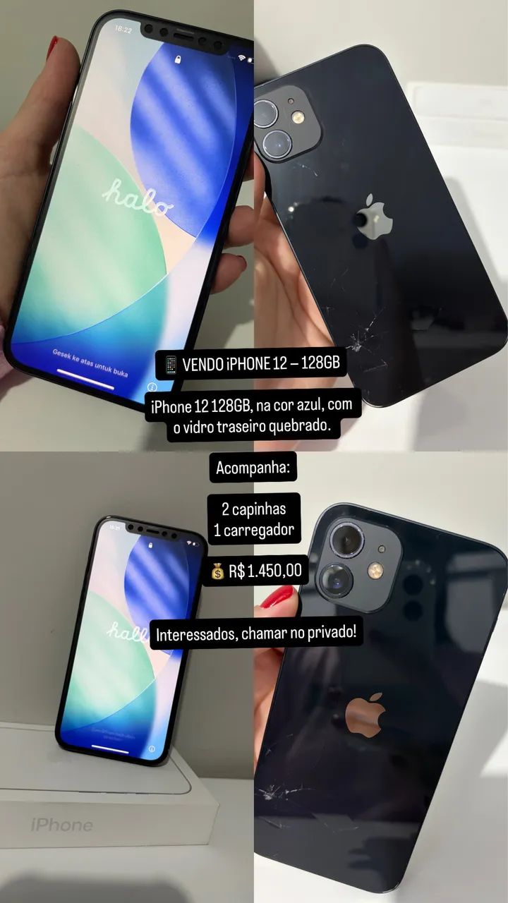 ? VENDO iPHONE 12 ? 128GB  
