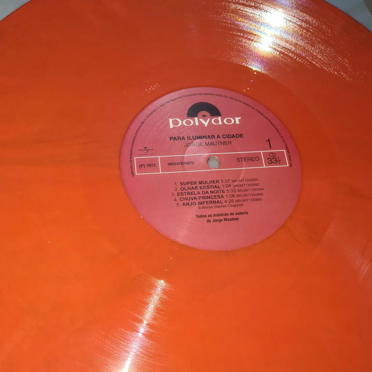 Vinil LP Jorge Mautner ao vivo - Foto 3