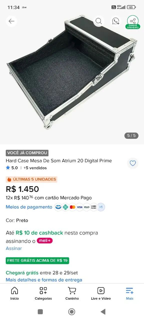 Vendo mesa digital duon 20 com case - Foto 3