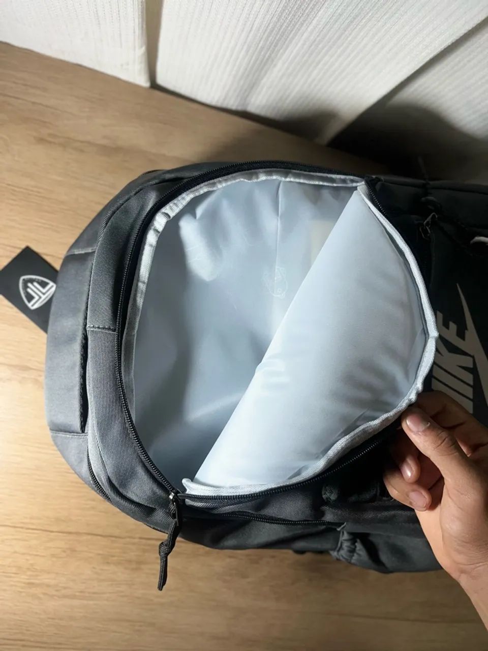 Bolsa Nike Cinza Grande  - Foto 2
