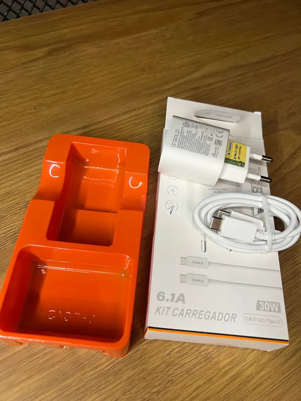 Carregador Turbo Tipo C 30w Para Iphone 15 16 17 Pro Max Branco