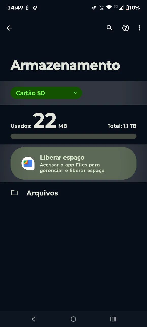 Cartão SD de 1 terabyte p/ Celular android  com USB novo - Foto 4