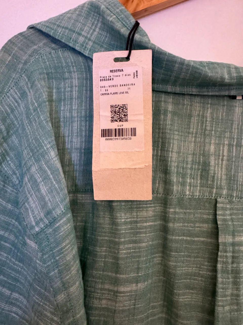 Camisa Reserva Flame tam GG (nova) - Foto 3
