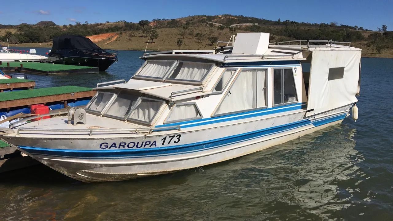 Barco cabinado de alumínio.  - Foto 2