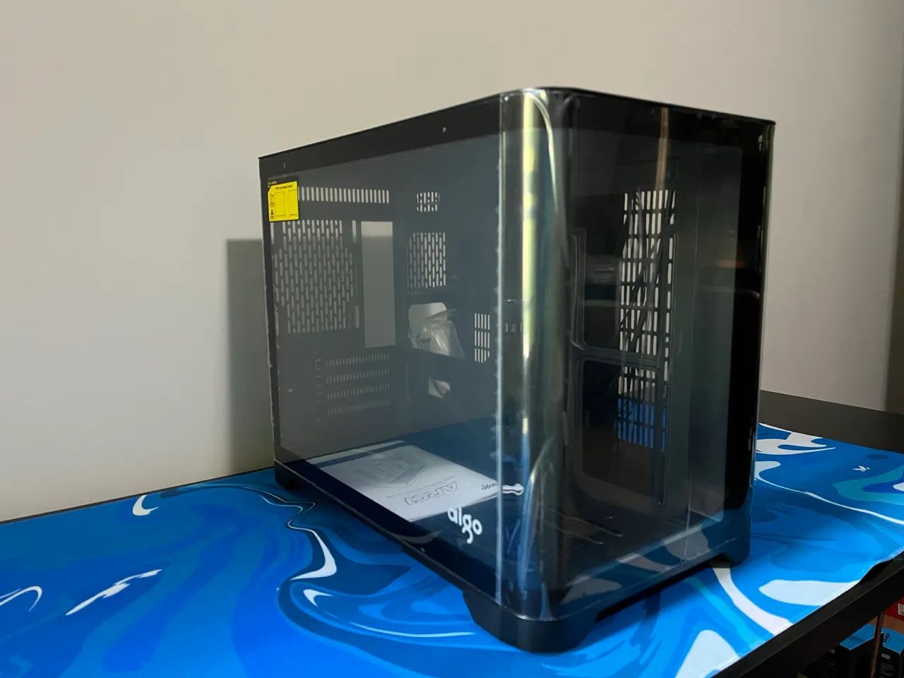 Gabinete Gamer Aigo Darkflash Arc1 Mid-t Lateral de Vidro Back - Foto 4