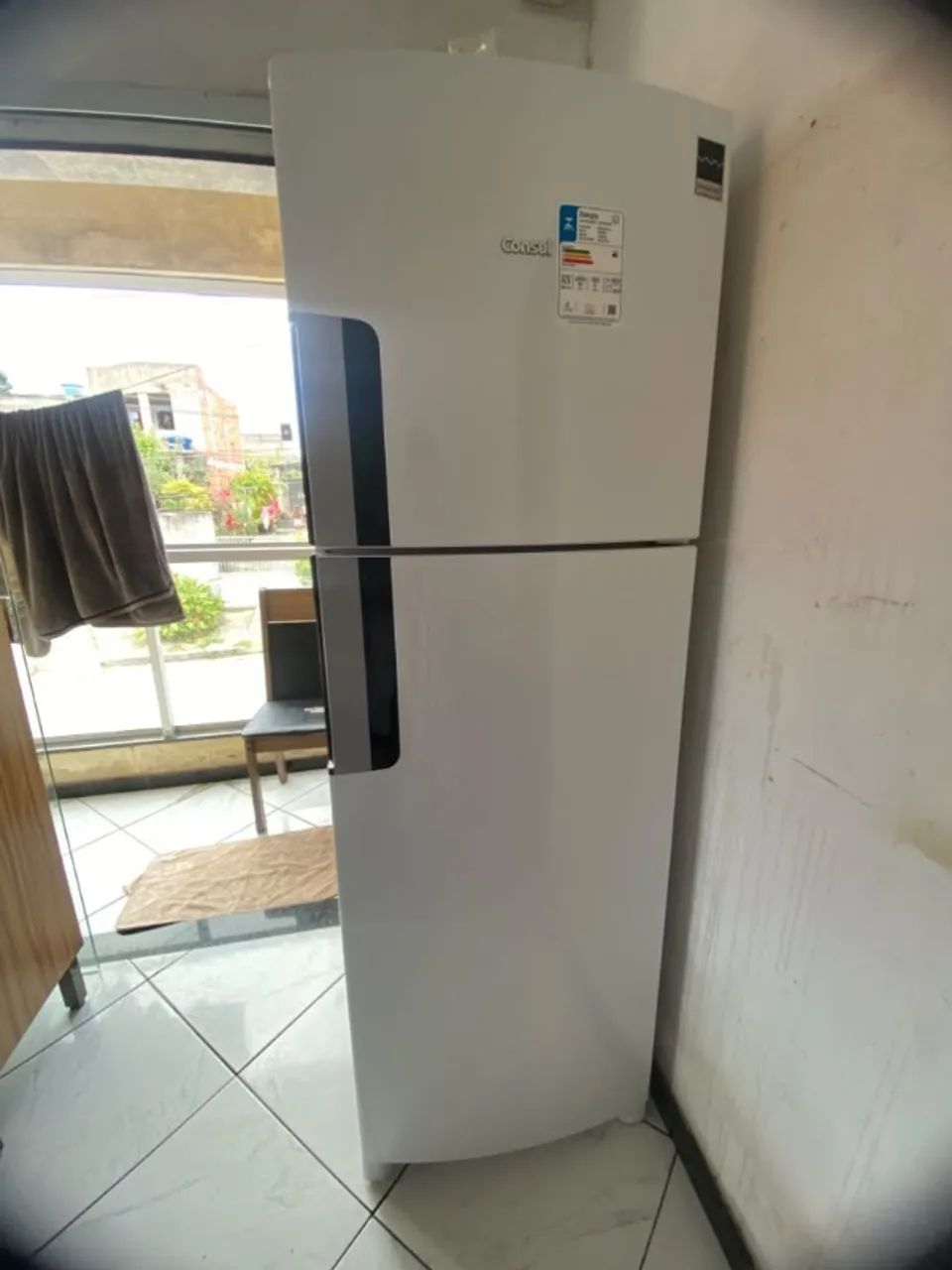 geladeira com um mês de uso
