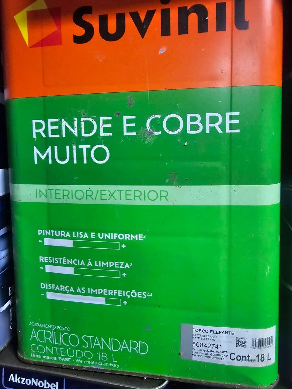 Suvinil cinza elefante areia e  piso preto 299,99 cada  - Foto 5