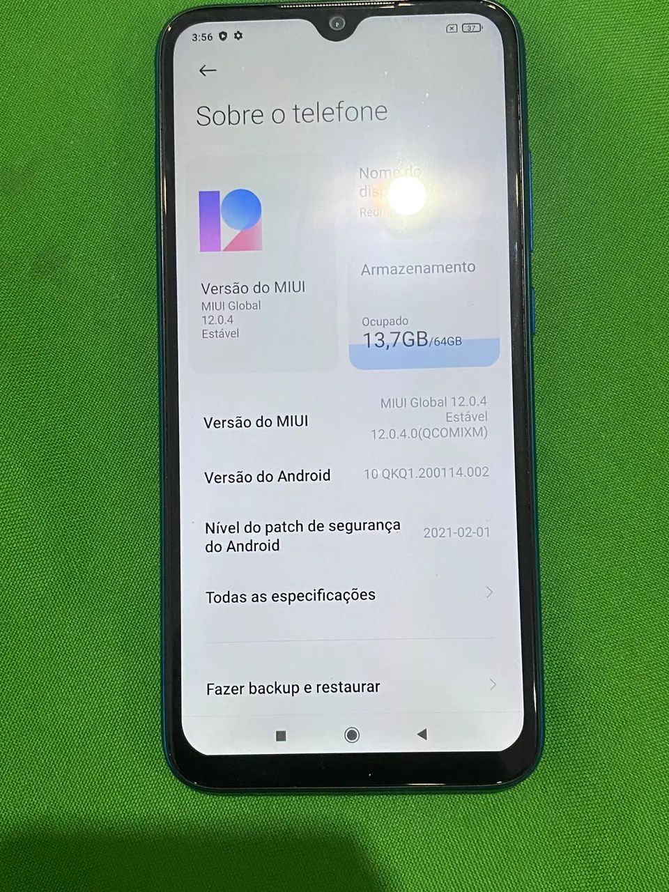 REDMI NOTE 8 64GB NOVINHO