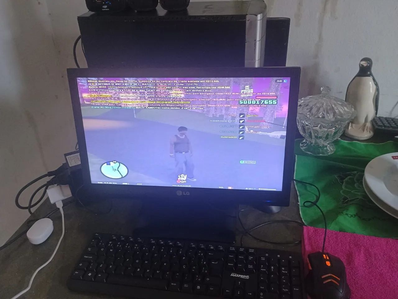 VENDO COMPUTADOR DE MESA COM ACESSÓRIOS  - Foto 4