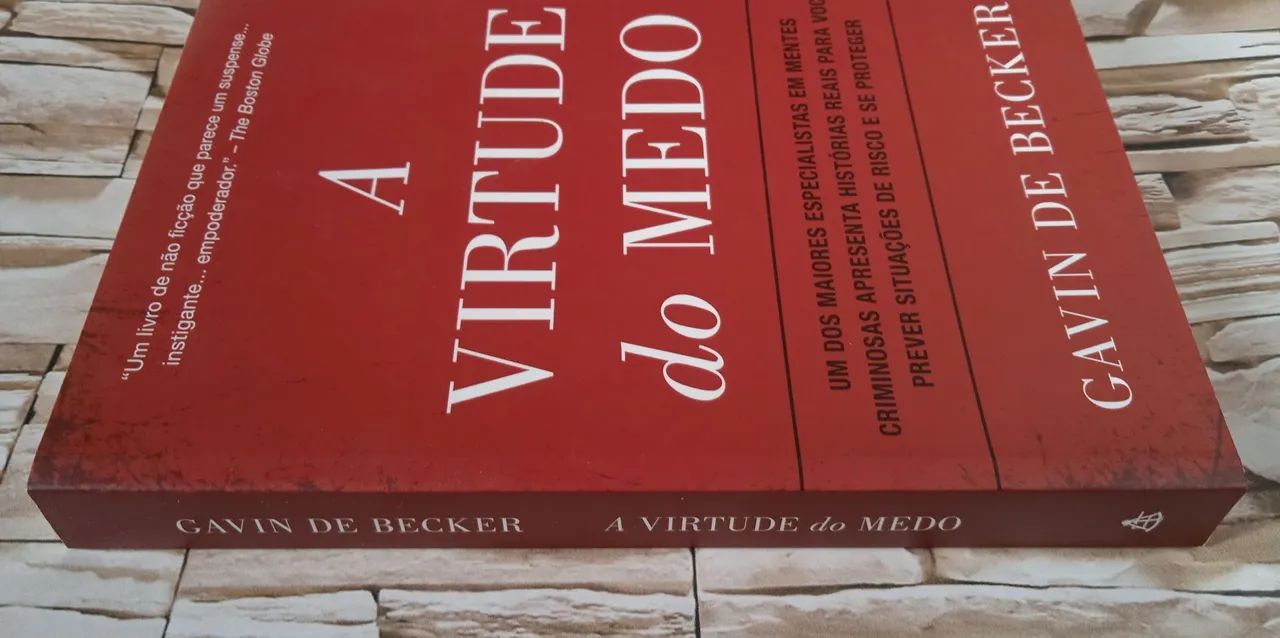 A Virtude do Medo, de Gavin de Becker. Editora Sextante. - Foto 4