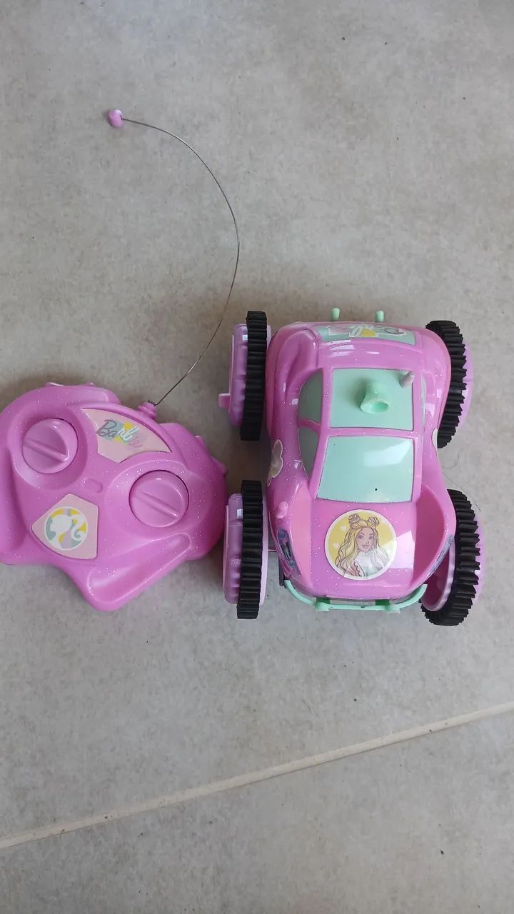Carrinho de controle da barbie