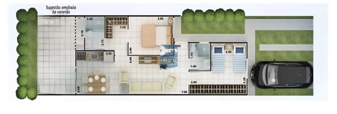 Casa de Condomínio 2 quartos para Venda Jardim Ipanema, São Carlos